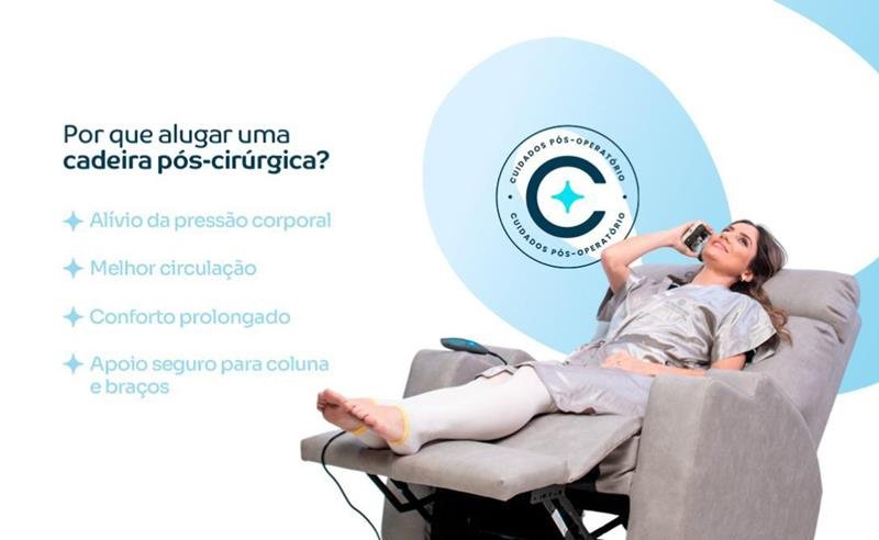 Locação de poltronas para pós-operatório em Porto Velho
