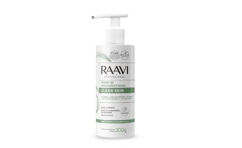 Raavi lança Creme de Massagem Facial Profissional com tecnologia de exossomas para potencializar protocolos estéticos